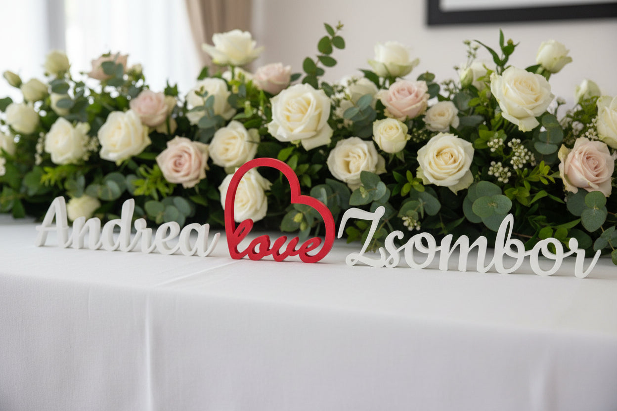 Personalized 3D letters