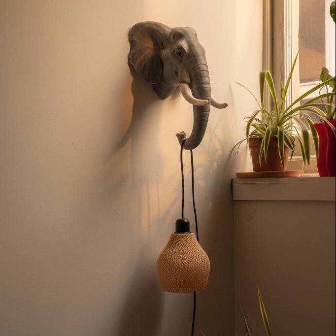 Elephant Lamp Holder