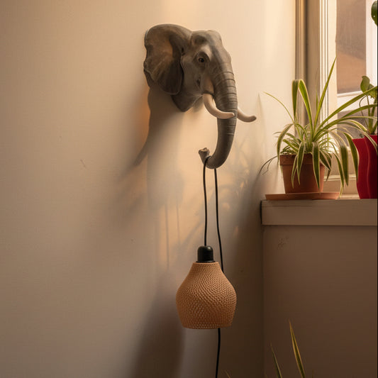 Elephant Lamp Holder