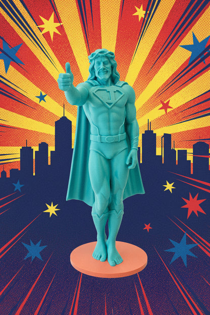 SuperJesus, 22 cm Pop Art Statue