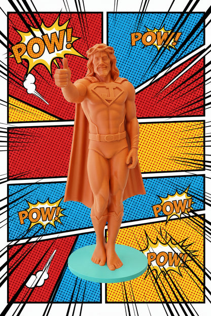 SuperJesus, 22 cm Pop Art Statue