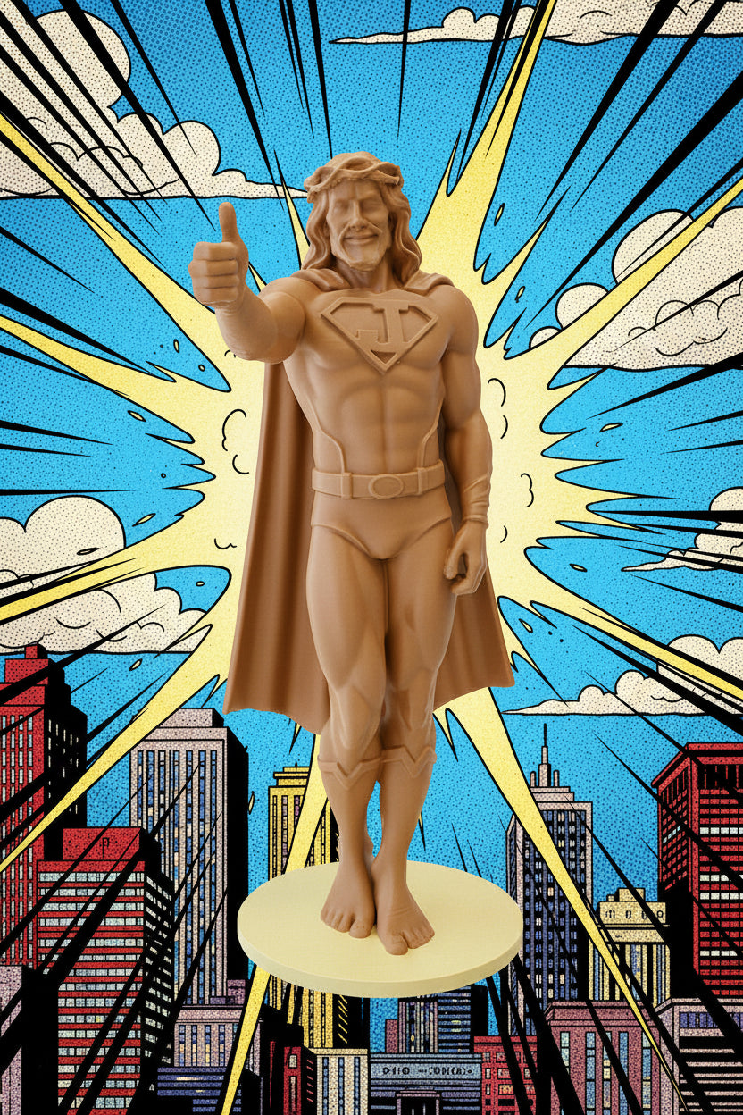 SuperJesus, 22 cm Pop Art Statue