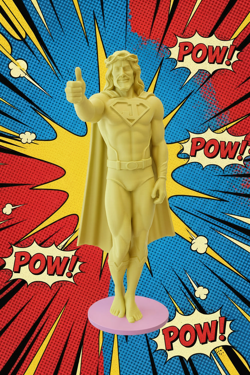 SuperJesus, 22 cm Pop Art Statue