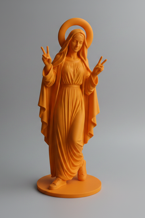 Double Peace Madonna, 22 cm