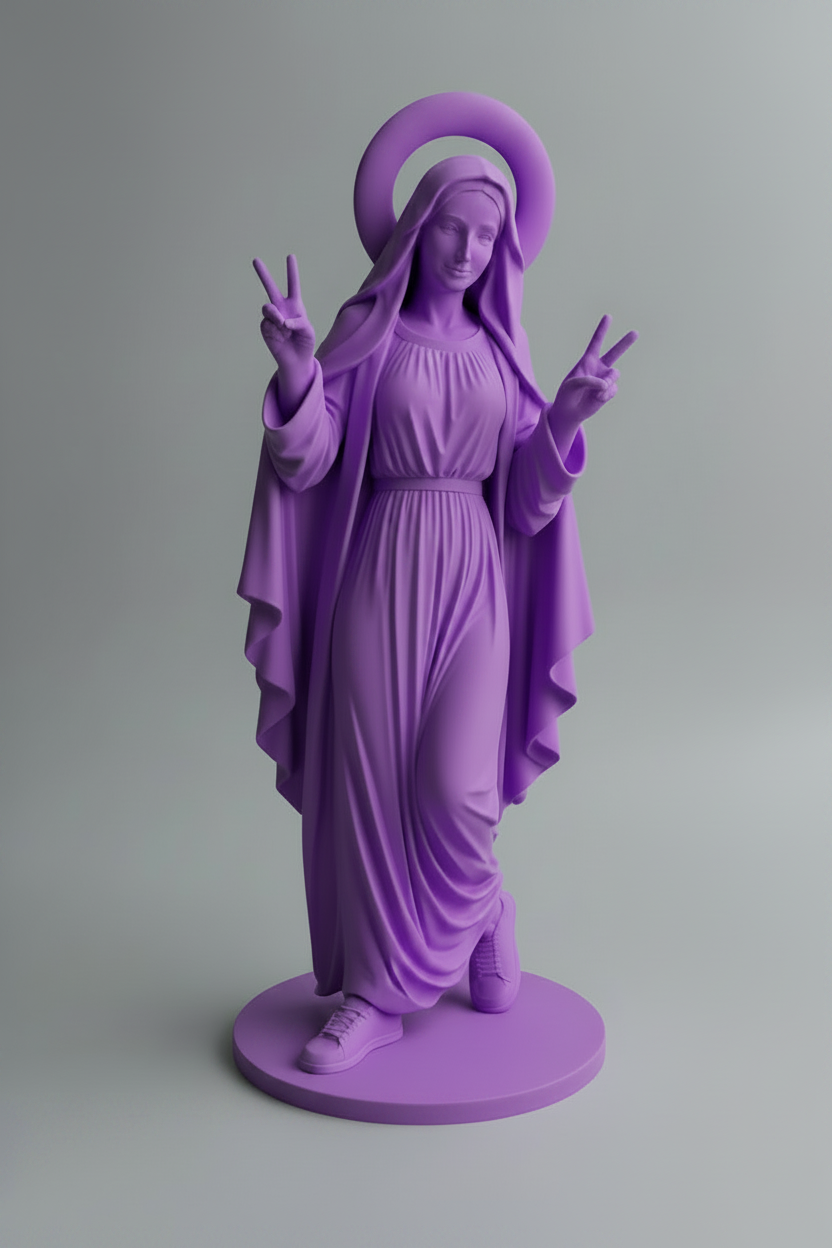 Double Peace Madonna, 22 cm