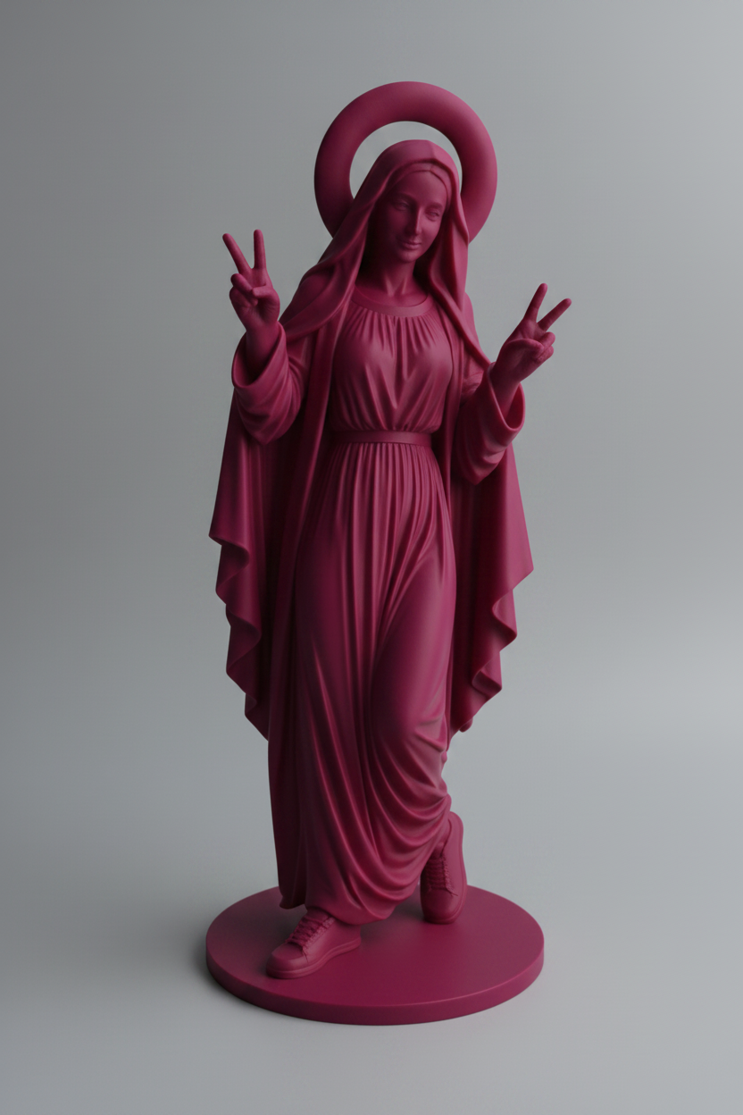 Double Peace Madonna, 22 cm