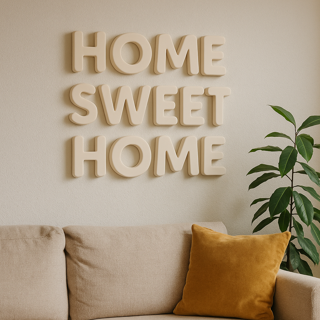 Personalized 3D letters