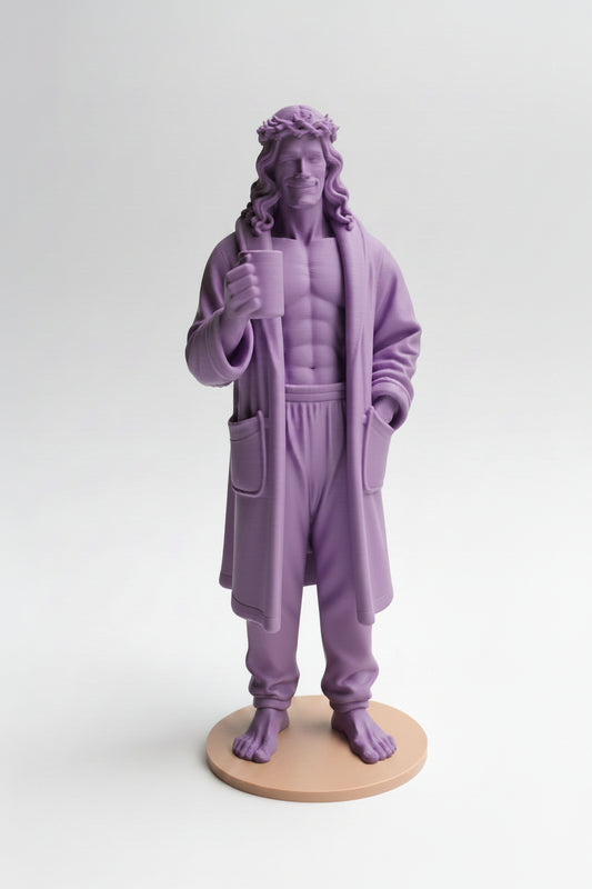 Morning Glory Jesus™ – Pop Art Saint Statue, 22cm