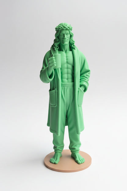 Morning Glory Jesus™ – Pop Art Saint Statue, 22cm