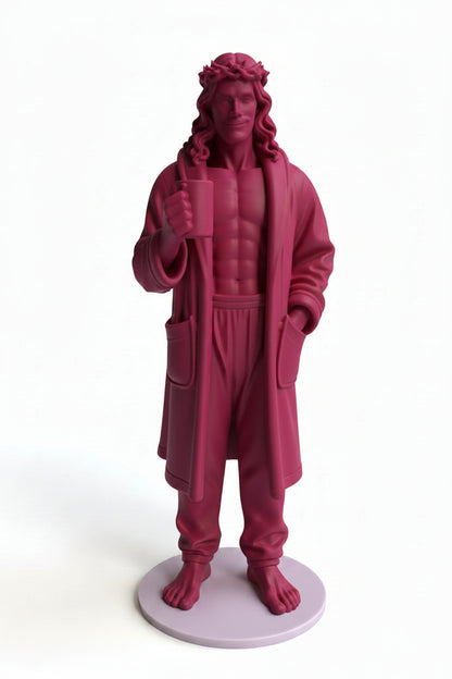 Morning Glory Jesus™ – Pop Art Saint Statue, 22cm