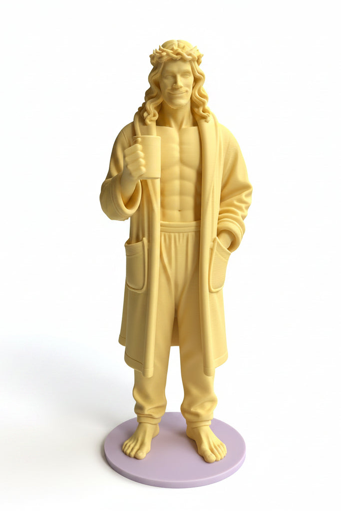 Morning Glory Jesus™ – Pop Art Saint Statue, 22cm