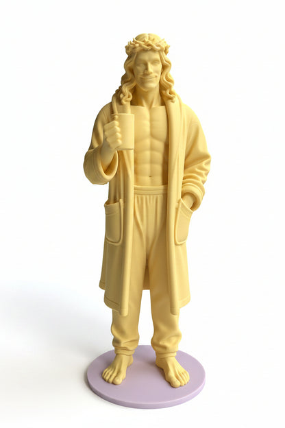 Morning Glory Jesus™ – Pop Art Saint Statue, 22cm