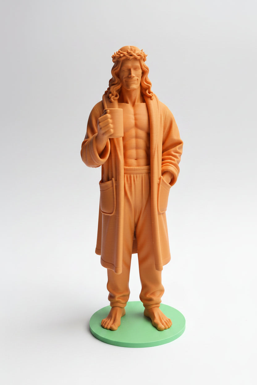 Morning Glory Jesus™ – Pop Art Saint Statue, 22cm