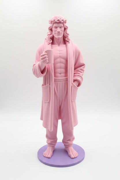 Morning Glory Jesus™ – Pop Art Saint Statue, 22cm
